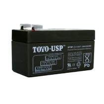 TOYO 12 Volt 1.3 Ah SLA Battery With F1 Terminals