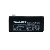 TOYO 12 Volt 3.3 Ah SLA Battery With F1 Terminals
